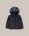 Chamarra Hoodie Acolchada Azul,AZUL MARINO
